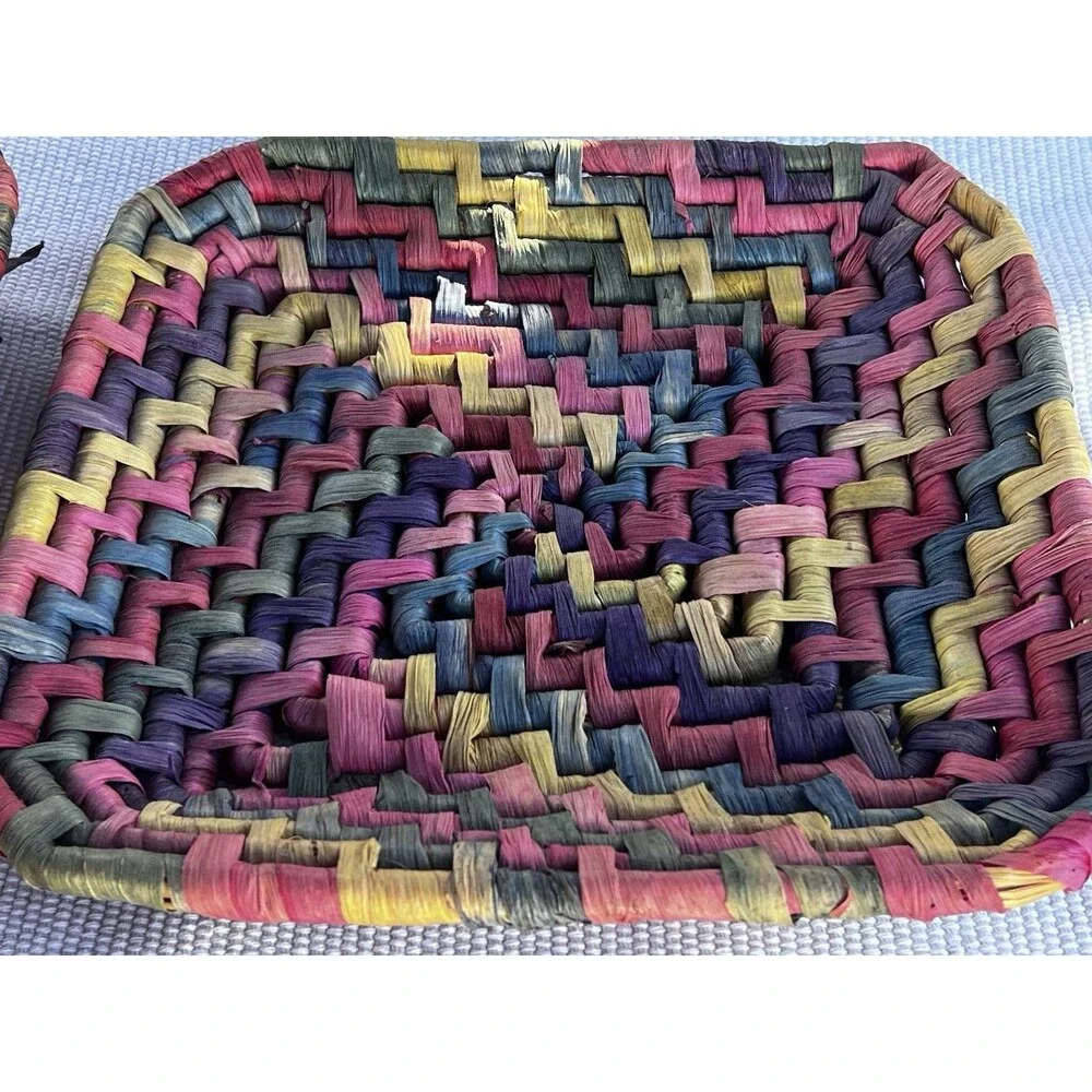 Artisan vintage handwoven